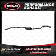 Redback 2 1/2" Cat Back System Dual Outlet Rear for Ford Falcon AU AU2 AU3 4.0L (for: Ford)