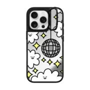 iPhone 16 Pro Mirror Ring Stand Case MagSafe Compatible Disco Dreams