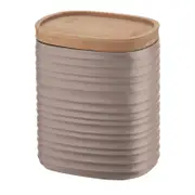 Guzzini Earth Tierra 12.3cm/1L Storage Jar Medium - Taupe