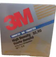 3M High Density 3.5" Diskettes 10 Pack IBM Formatted DS HD Floppy Disks Disc NEW