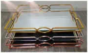 LUX Mirror Tray Stand Set Gold Silver Rose Gold Cake Desert Wedding Serving
