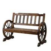 Gardeon Outdoor Garden Bench Wooden 2 Seater Wagon
