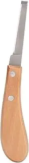 Hoof Knife - Left or Right Hand Farrier Tool, Carbon Steel Trimming Tool for Cattle and Horse Use, 21.5cm 8.5 Inch Length(Right Hand)