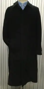 NEW Ted Baker Endurance TopCoat OverCoat Trench Men sz 5 Wool Poly Tweed black