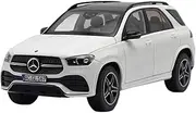Scale Finished Model Car 1:18 Scale for Mercedes Benz GLE SUV 2019 Alloy Die-cast Metal Simulation Mini Car Model Toy Miniature Replica Car(White)
