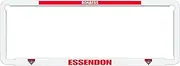 2X Official AFL ESSENDON Bombers Car Number Plate Frame Cover Surround