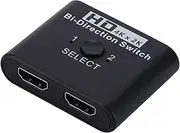Zengshy 1xHDMI Splitter，Bidirection Switcher 4K@60Hz,BiDirectional Splitter,Plugs and Play for DVD, HDTV, TV Stick, Monitors,Projectors