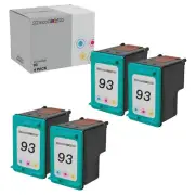 4PK C9361WN for HP 93 TriColor Ink Cartridge Deskjet D4160 D4163 5420v 5440 5442