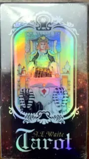 SUNHHX Tarot Cards Set of 78 Surface Laser Cards with English Instructions Book