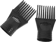 WEKADRIN 2pcs Hair Dryer Diffuser Comb Attachment Lightweight Hair Dryer Nozzle for Quick Drying Compatible for Curly