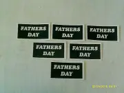 Fathers Day word stencils for etching on glass gift present dad daddy