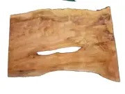 SPALTED CURLY MAPLE SLAB LIVE EDGE TURNING WOODWORKING APPROX 22x15x1 IN