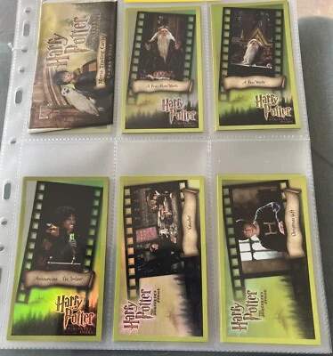 Harry Potter and the sorcerer’s Stone Holofoil set Scarce Complete Wizards