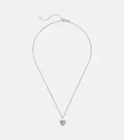 [Stone and Strand] Stone and Strand Piece of My Heart Sparkle 14kt gold necklace with diamonds One Size gold