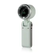 Green Portable Handheld Mini Fan - USB Rechargeable Desktop Fan for Outdoor and Indoor Use