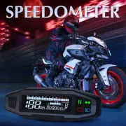 Motorcycle Digital Gauge Speedometer Tachometer Odometer Multi-Function Display