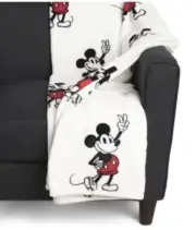 MICKEY MOUSE Disney Plush Throw Blanket 50 x 70 Inches