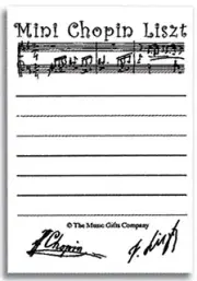 Mini Choppin Liszt Post It Notes