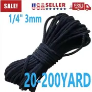 1/8" 3mm Round Elastic Band Cord Ear hanging Sewing Crafts DIY Material 20 Yards
