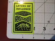BOTTLE LOGIC california Layers Influenc STICKER decal craft beer brewery brewing