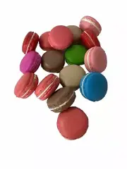 16 Pcs faux Macaron Cookies. New.