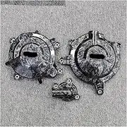 Engine Timing Part Covers Motorcycle Engine for Body Crash Protection Replacement Parts for Kawasaki Ninja 400 2018-2023 & Z400 2019-2023 Engine Guards Starter Cover(Forging)