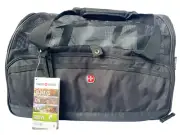Swiss Gear 3320 UNDERSEAT PREMIUM PET CARRIER BLACK MEDIUM 19" X 10"X 12" NWT