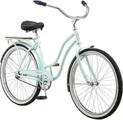 [Schwinn] Destiny Womens Beach Cruiser Bike, Single Speed, 26-Inch Wheels, Sea Foam