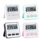 Mute Kitchen Timer Countdown for w/ Flashing Light Teacher Classroom Study Exerc