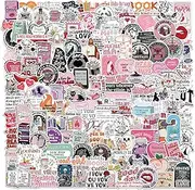 YQQZQ 150 PCS Book Stickers for Kindle,Book Lover Aesthetic Sticker Pack,Holographic Romance Bookish Sticker Pack Reading Booktok Glitter Vinyl Decals ForLaptop Ebook Readers Water Bottles Journal
