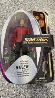 Diamond Select Star Trek The Next Generation Admiral Riker All Good Things NIB