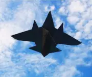 Huge Black Jet Plane Kite For Kids And Adults Outdoor Surf Fun Activity