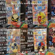 Lucha libre metal keychain 2 (1.8x 2 in)