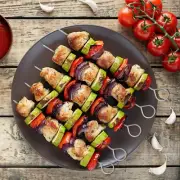 Barbecue Skewer 12Pcs 20cm Wide BBQ Sticks Flat BBQ Fork Outdoor Camping Picnic