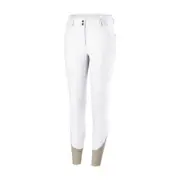 Hayden Silicone Knee Patch Breech - White - Ladies
