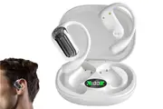 Wireless Earbud Bluetooth Compatible 5.4 Sports Earhook Earphone Earbuds-White