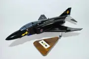 RAF Phantom Black Mike F-4 Model, 1/42 (18") Scale, Mahogany, Fighter, UK
