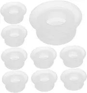 HOLIDYOYO 10pcs Electric Pressure Cooker Accessories Pot Supplies Pressure Cooker Valves Liners Pot Sealing Gaskets Pot Parts Float Valves Rings Pot Silicone Rings Pot Ring White