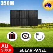 350W 12V Solar Mat Flexible Folding Solar Panel Blanket Generator Charging Power