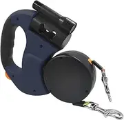 Retractable Dog Leashes, Pet with - Design, Anti-Pull Handle, Reflective Cord, Auto-Lock Clip for Walking, Outdoor Travel Use, 10.24x7.09 inches