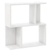 Costway 3-Tier Bookcase Small Display Shelf Side Table