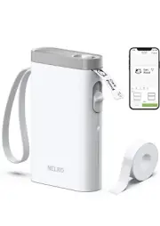 NELKO Label Maker Machine with Tape, P21 Portable Bluetooth Label Printer Wi-Fi