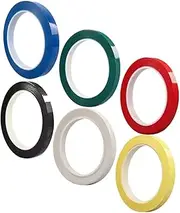 DRESSOOS 6pcs Violin Finger Tape Stickers Adhesive Markers for Beginners Violin Cello Accessories Easy to Apply Remove Helps Learn Finger Positions
