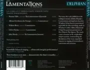 LAY CLERKS OF ST GEORGE'S CHAPEL, WINDSOR CASTLE LAMENTATIONS OF JEREMIAH NEW CD