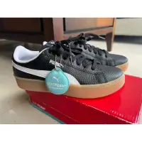 在飛比找蝦皮購物優惠-Puma Vikky platform 鬆糕黑色焦糖厚底鞋