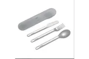 3 x Bentgo Ss Utensil Set Cutlery Grey