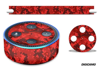Skin Decal Wrap for the Amazon Echo Dot 2nd Gen Alexa Graphics Stickers DIGICAMO