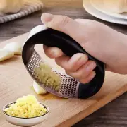 430 stainless steel Garlic Press Roller home garlic squeezer manual pressure
