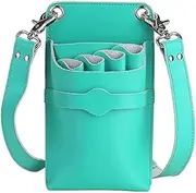 Hairdressing Pouch Bag Scissors Waist Shoulder Bag Hairdressing Tool Kit for Hairdressers(Color 1)