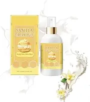 Vanilla Cream Puff Body and Hair Milk Mist, 2025 Hair and Body Perfume Spray, Long-lasting Fragrance (1PCS, Puff)